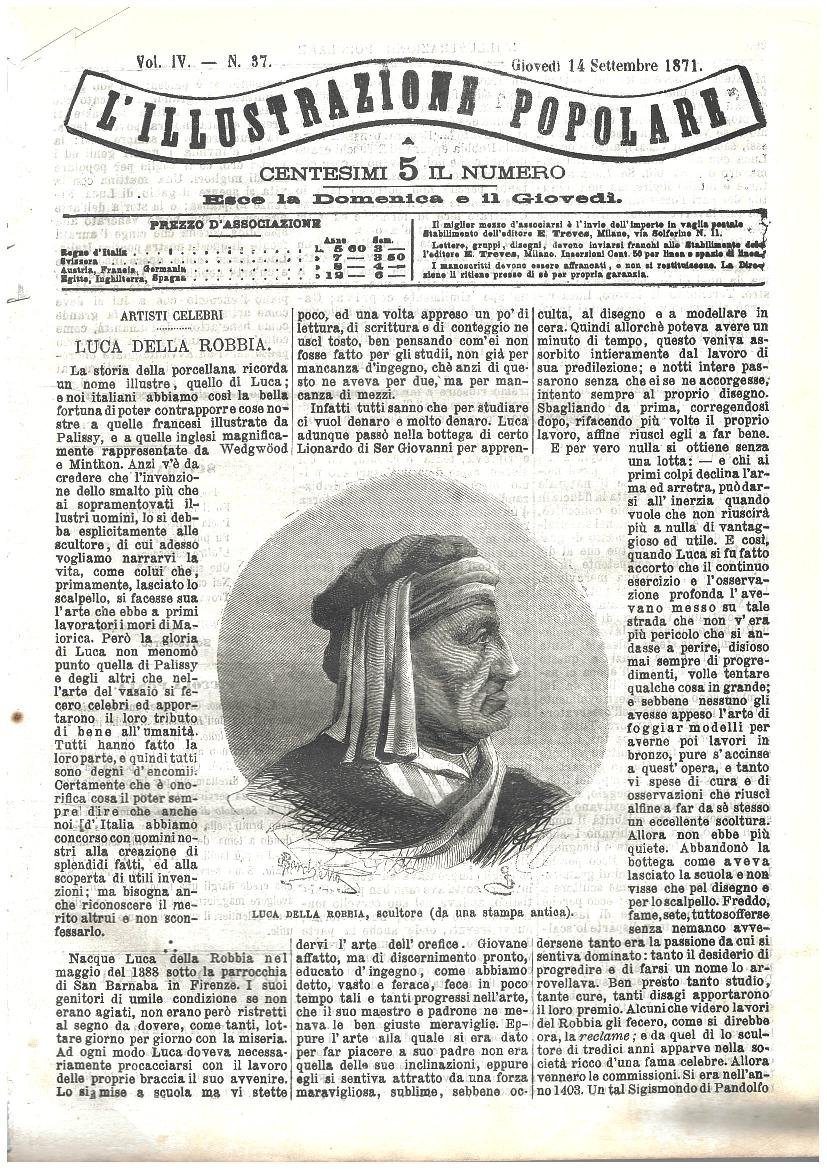 L'illustrazione popolare - 14 Settembre 1871 | Immagine principale