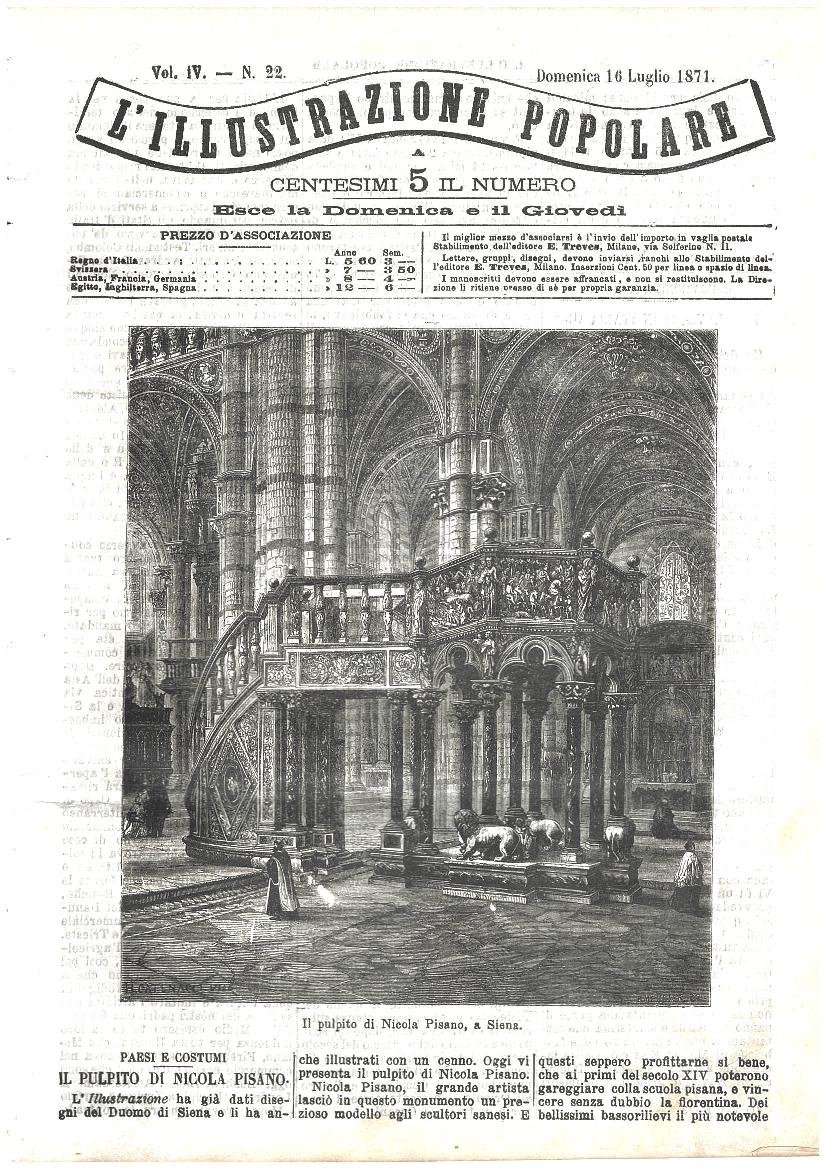 L'illustrazione popolare - 16 Luglio 1871