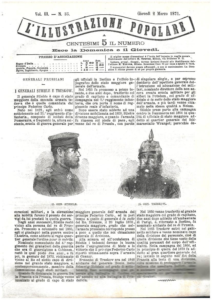 L'illustrazione popolare - 2 Marzo 1871 | Immagine principale