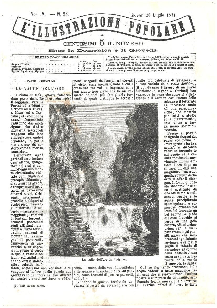 L'illustrazione popolare - 20 Luglio 1871