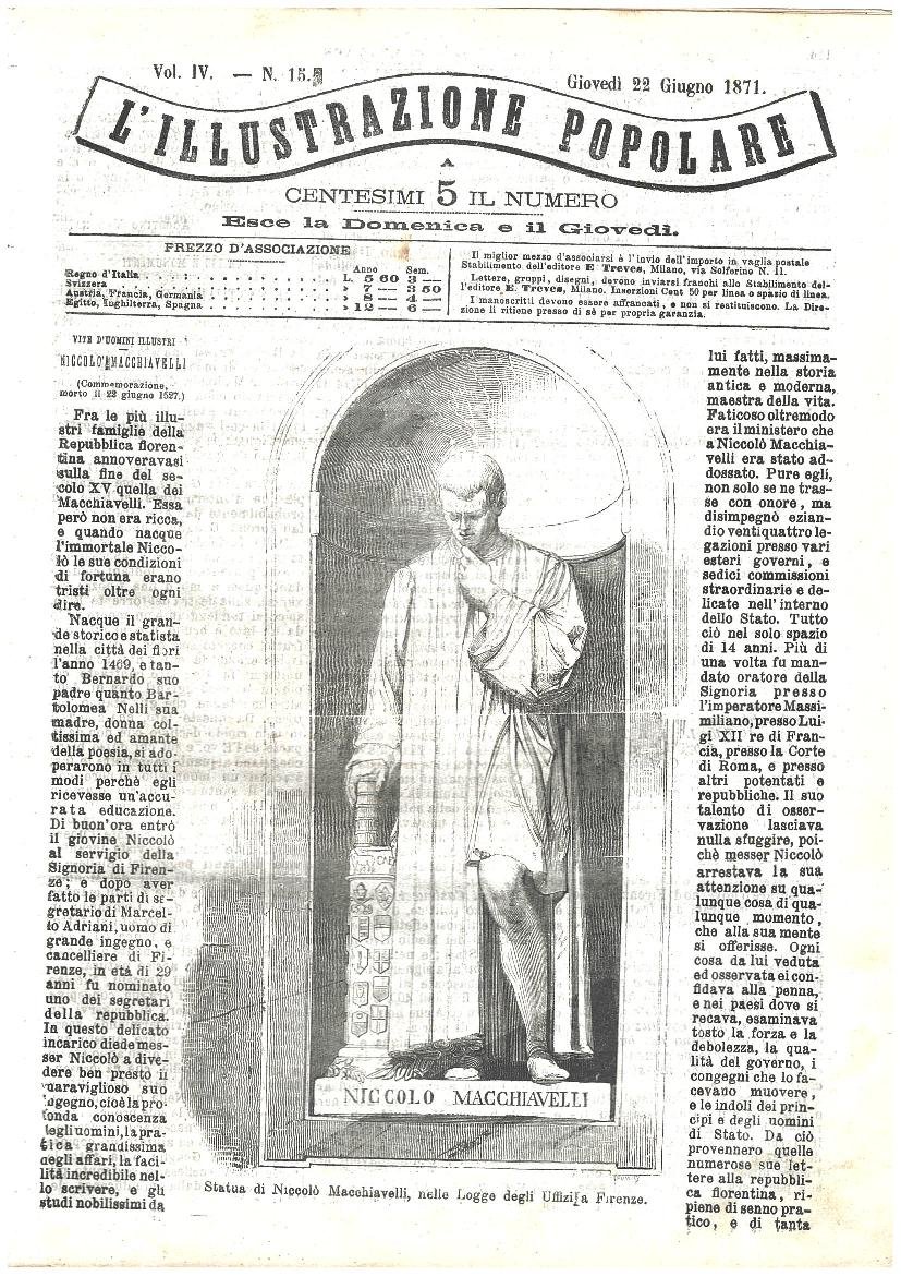 L'illustrazione popolare - 22 Giugno 1871