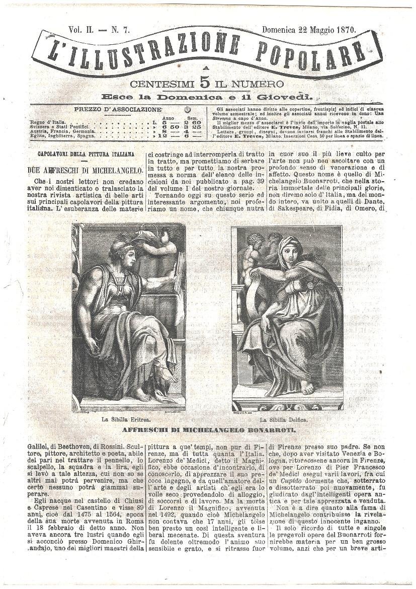 L'illustrazione popolare - 22 Maggio 1870 | Immagine principale