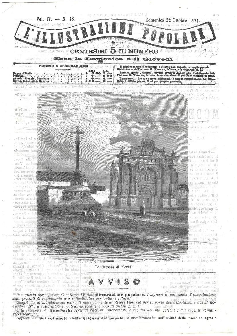 L'illustrazione popolare - 22 Ottobre 1871 | Immagine principale