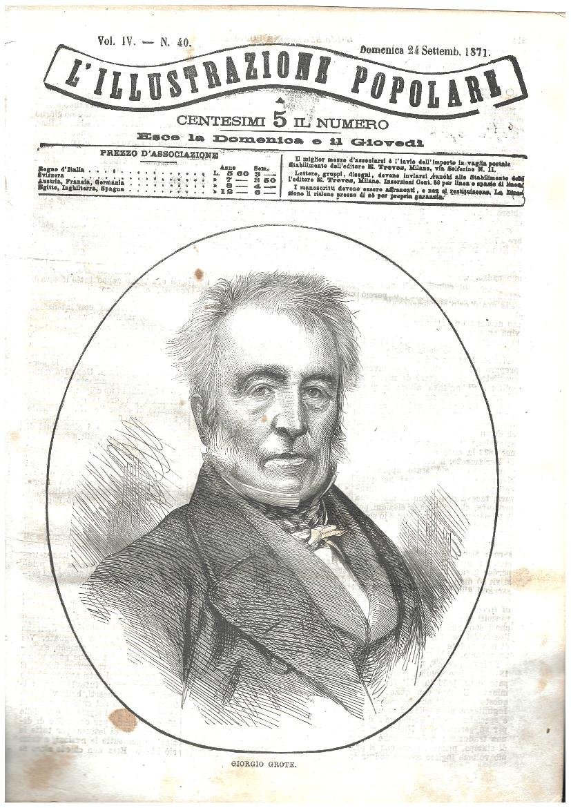 L'illustrazione popolare - 24 Settembre 1871 | Immagine principale