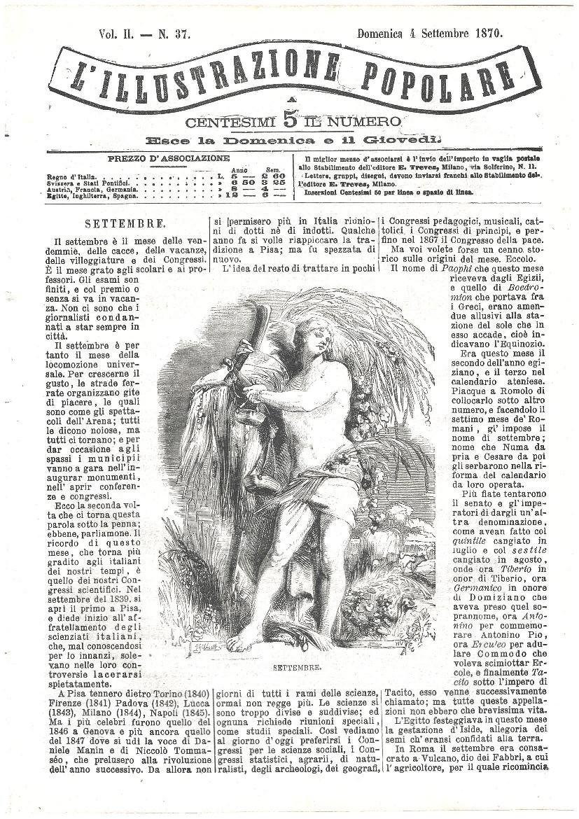L'illustrazione popolare - 4 Settembre 1870 | Immagine principale