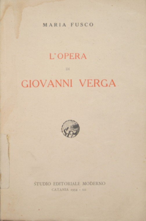 L'opera di Giovanni Verga