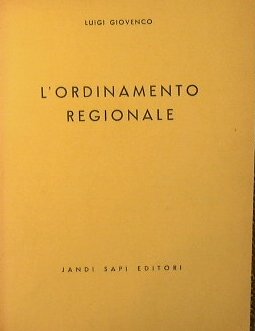 L'ordinamento Regionale