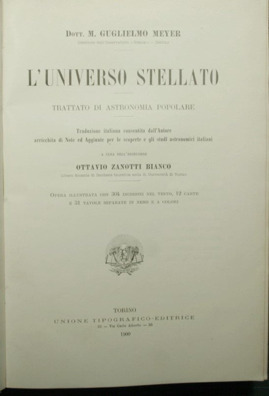 L'universo stellato - Trattato di astronomia popolare