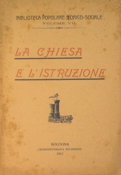 La chiesa e l'istruzione