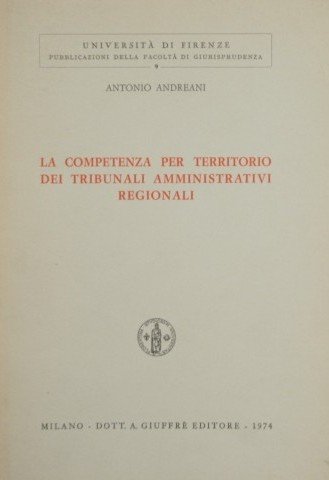 La competenza per territorio dei tribunali amministrativi regionali