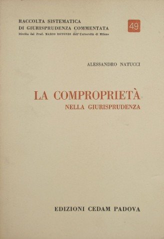 La comproprietà nella giurisprudenza