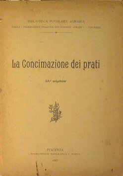 La concimazione dei prati