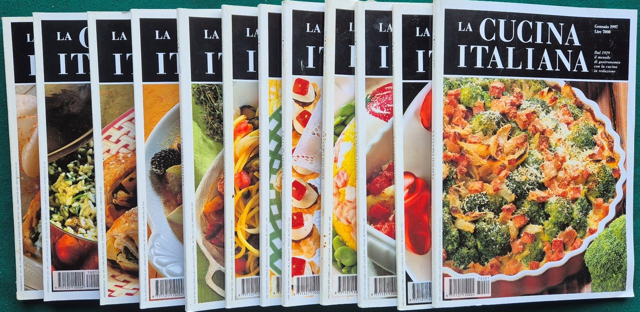 La Cucina Italiana - annata completa 1997 + Speciale natale