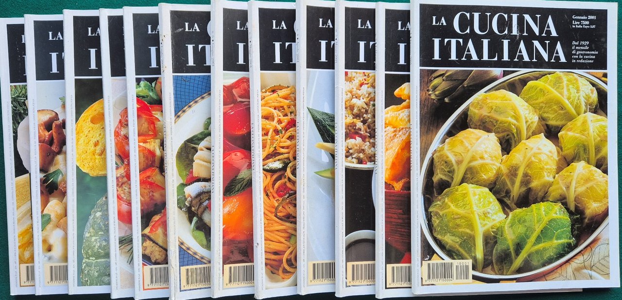 La Cucina Italiana - annata completa 2001 + Speciale natale