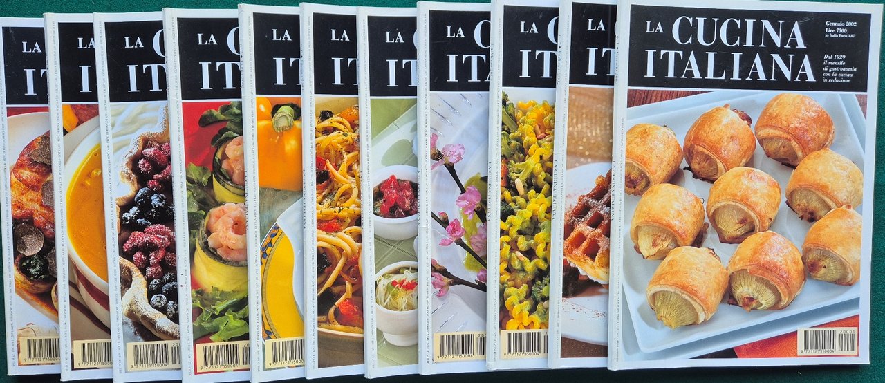La Cucina Italiana - annata completa 2002 + Speciale natale