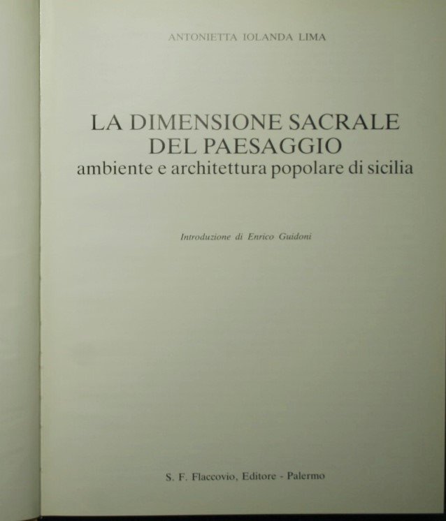 La dimensione sacrale del paesaggio