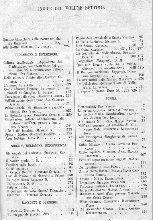 La donna e la famiglia. Scitti di istruzione, educazione e …