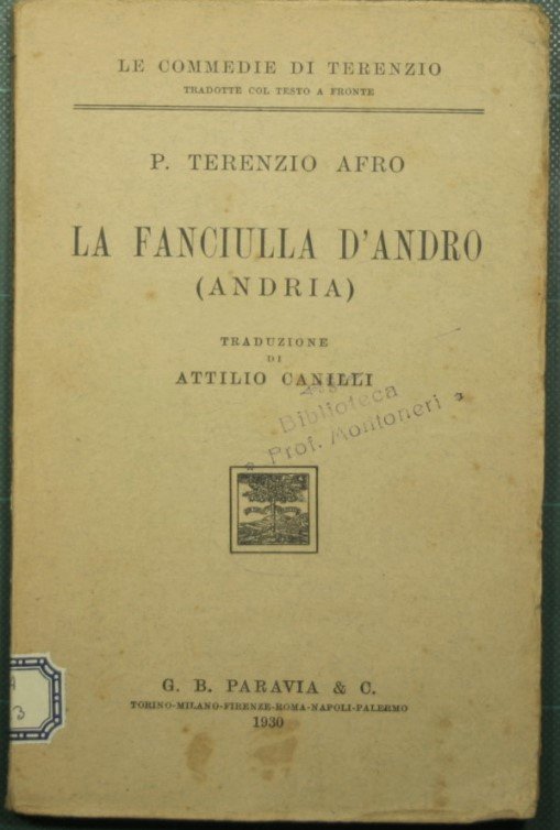La fanciulla d'Andro (Andria)