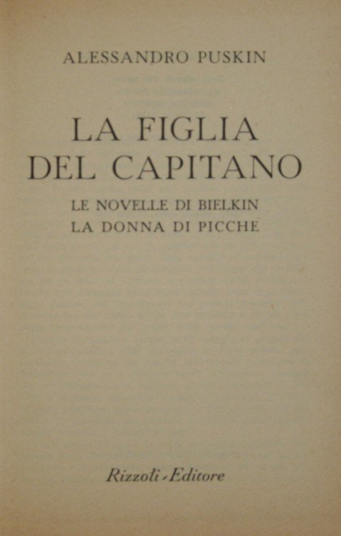 La figlia del capitano