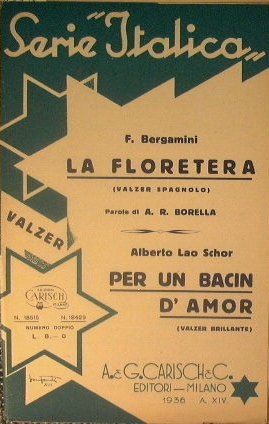 La floretera ( valzer spagnolo ) - Per un bacin …