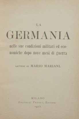 La Germania nelle sue condizioni militari ed economiche dopo nove … | Immagine Gallery 2