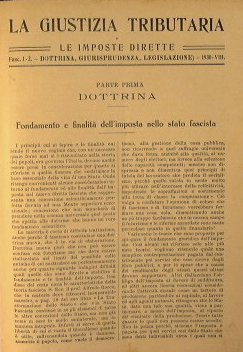 La giustizia tributaria e le imposte dirette