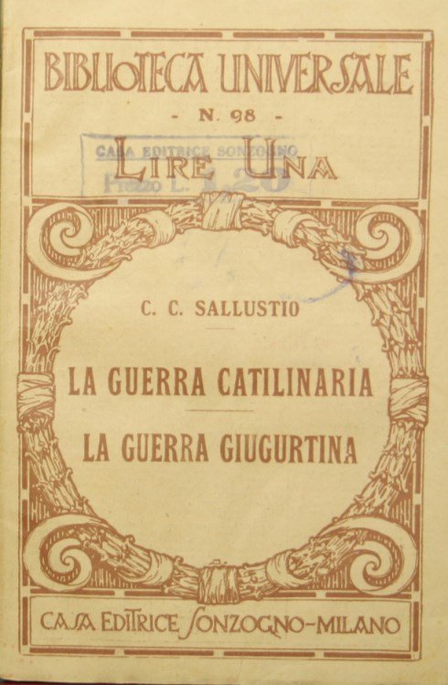 La guerra catilinaria. La guerra giugurtina