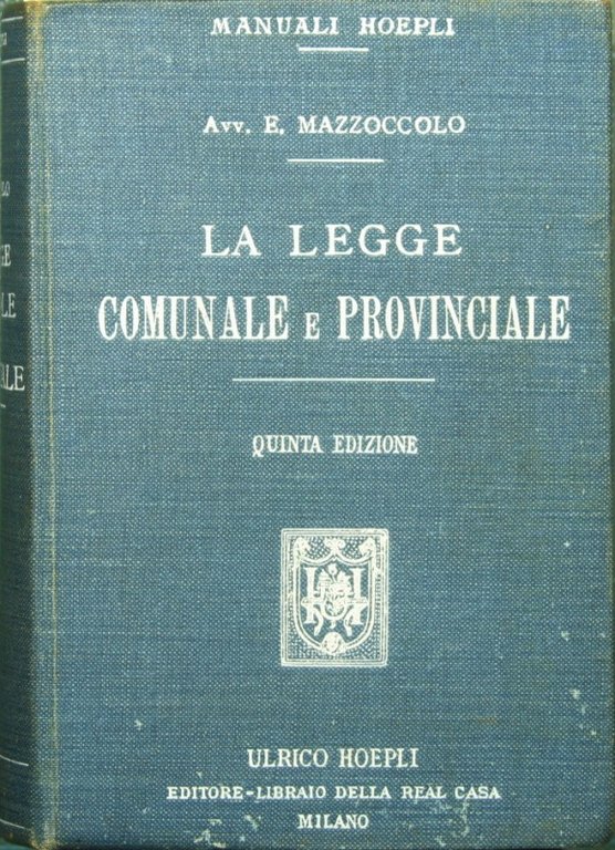 La legge comunale e provinciale