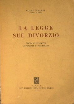 La legge sul divorzio