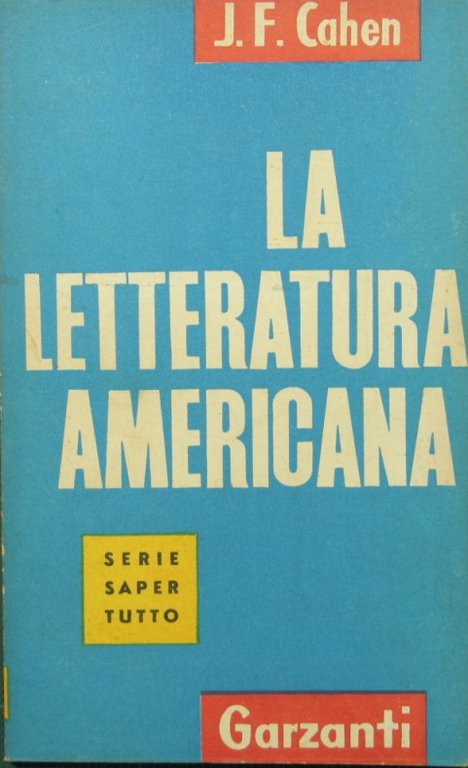 La letteratura americana