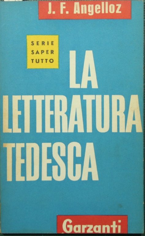 La letteratura tedesca