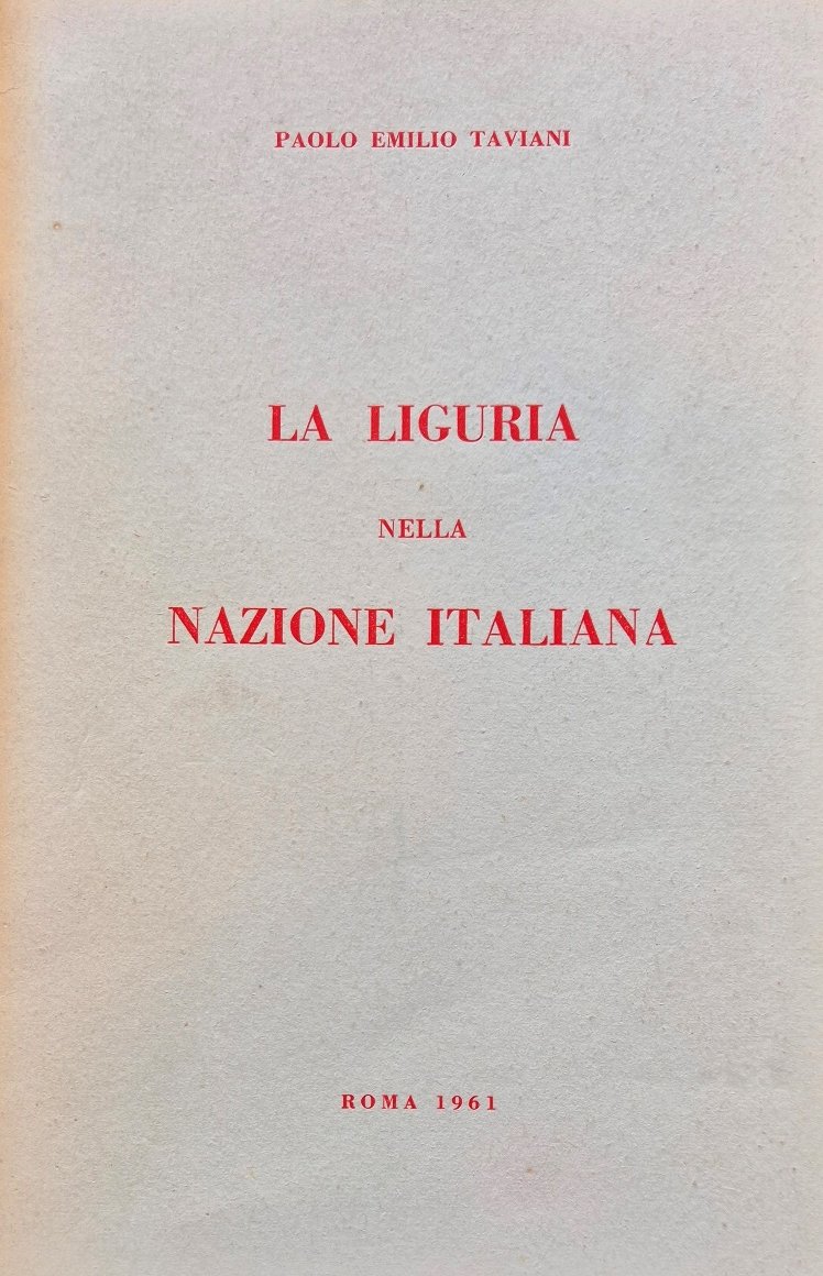 La Liguria nella nazione italiana