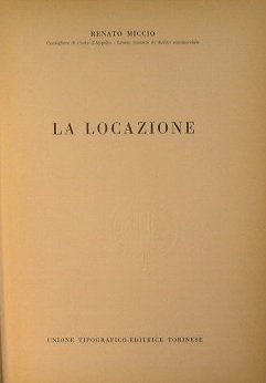 La Locazione.