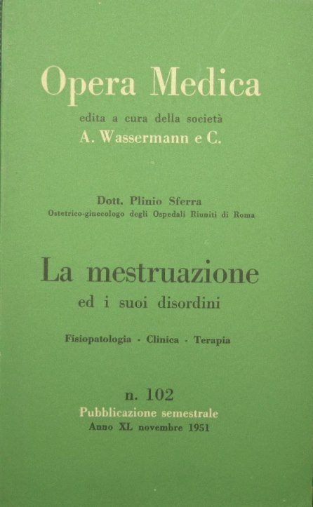 La mestruazione e i suoi disordini