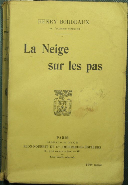 La neige sur les pas