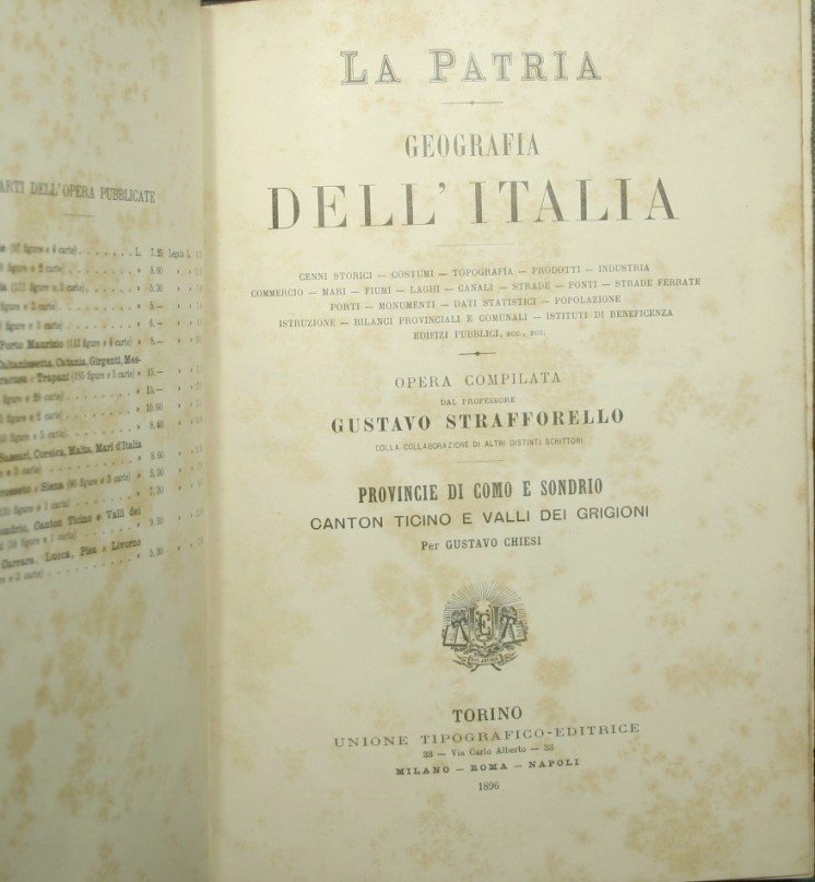 La patria - Geografia dell'Italia - Provincie di Como e …