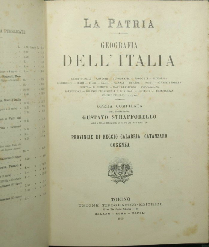 La patria - Geografia dell'Italia - Provincie di Reggio Calabria, …