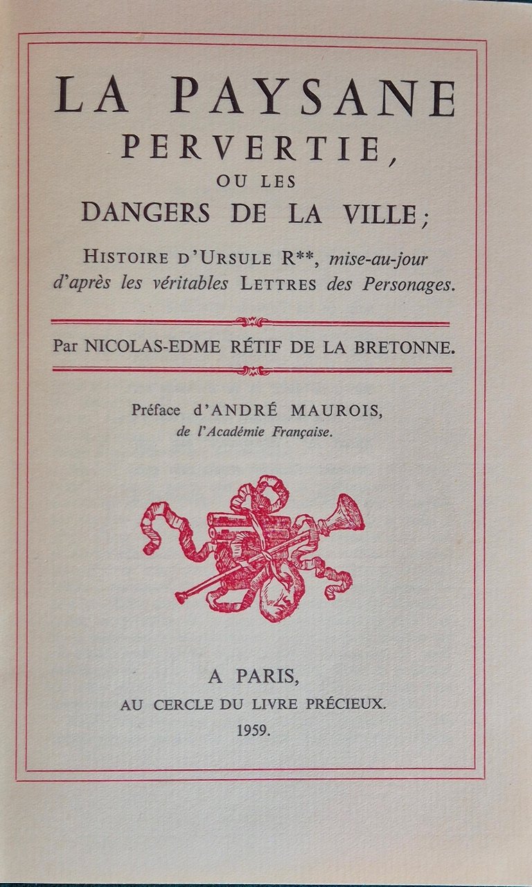 La paysane pervertie ou Les dangers de la ville | Immagine principale