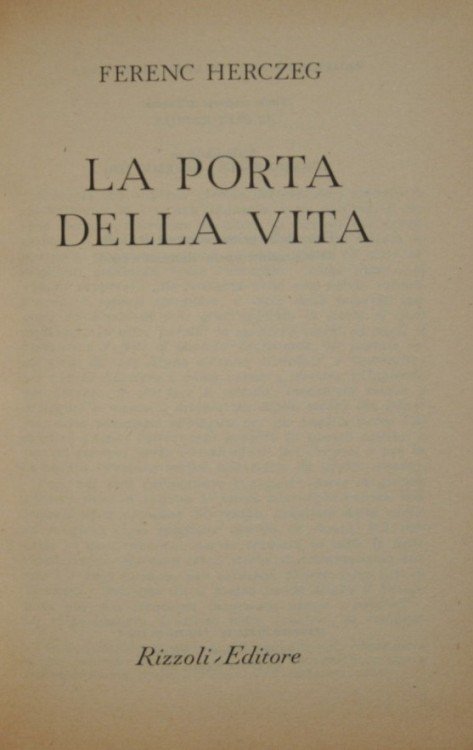 La porta della vita