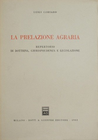 La prelazione agraria