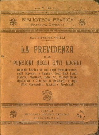 La previdenza e le pensioni negli enti locali