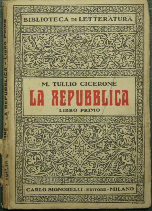 La Repubblica. Libro primo