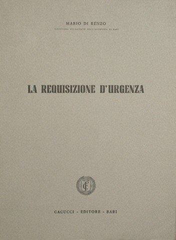 La requisizione d'urgenza