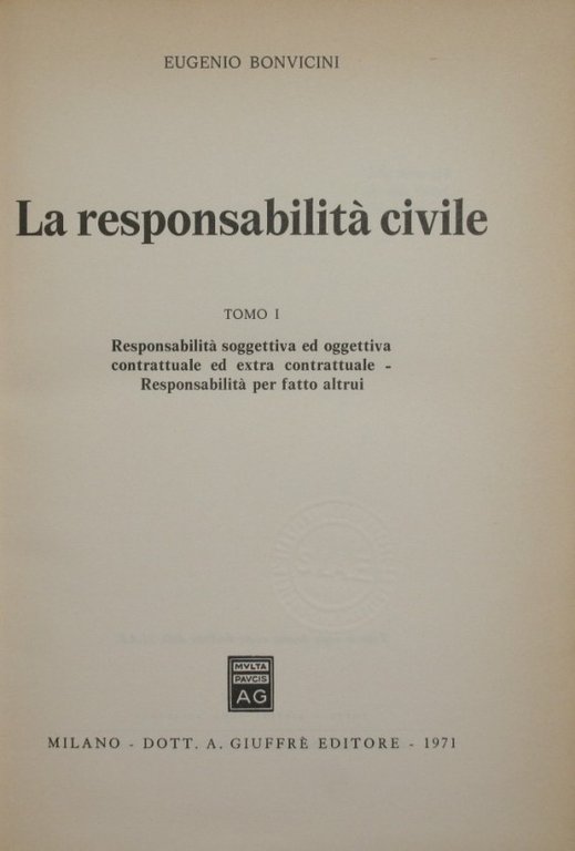 La responsabilità civile