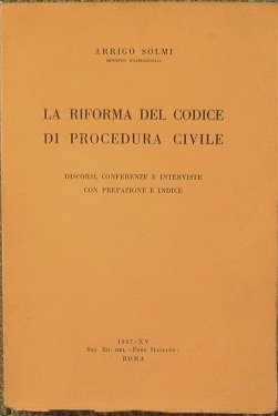 La riforma del codice di procedura civile