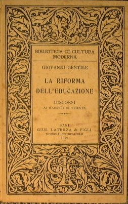 La riforma dell'educazione