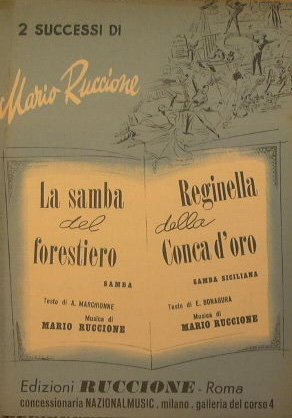 La samba del forestiero ( samba ) - Reginella della …