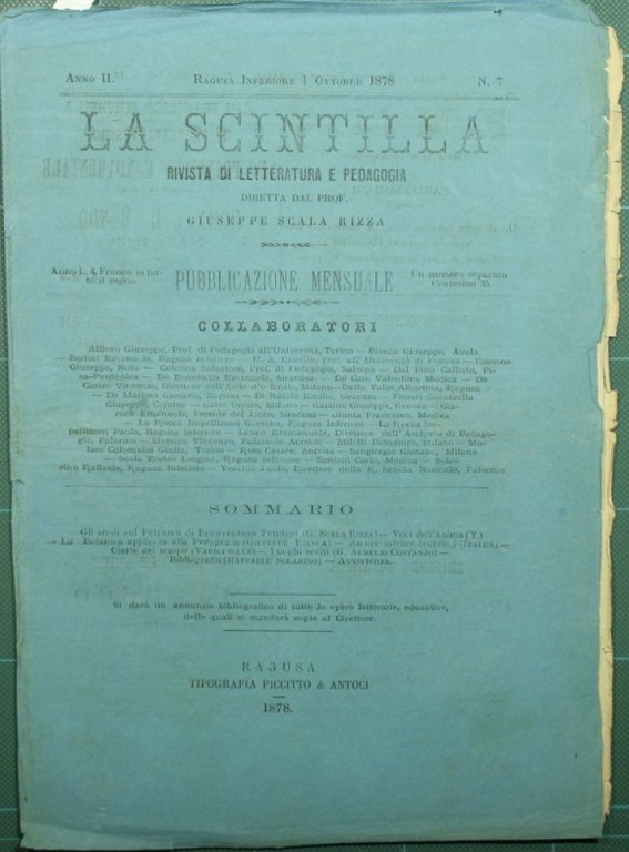 La scintilla. N. 7