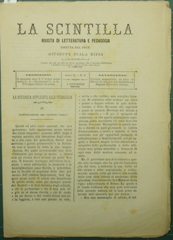 La scintilla. N. 8