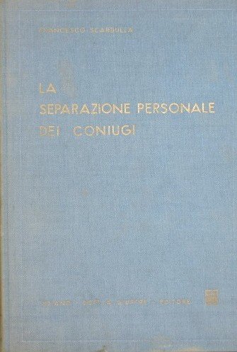 La separazione personale dei coniugi